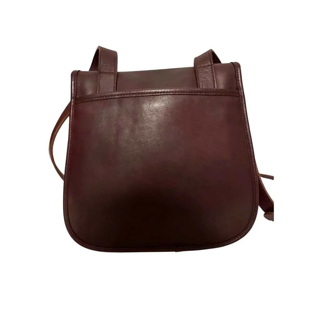 Vintage Coach Side Pack Mahogany Rare Classic Bag - Picture 7 of 9